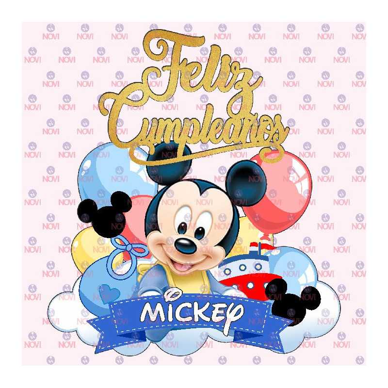 Topper para torta - Mickey bebe
