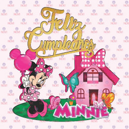 Topper para torta - Minnie