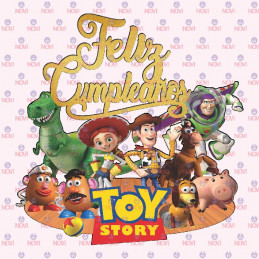 Topper para torta - Toy story